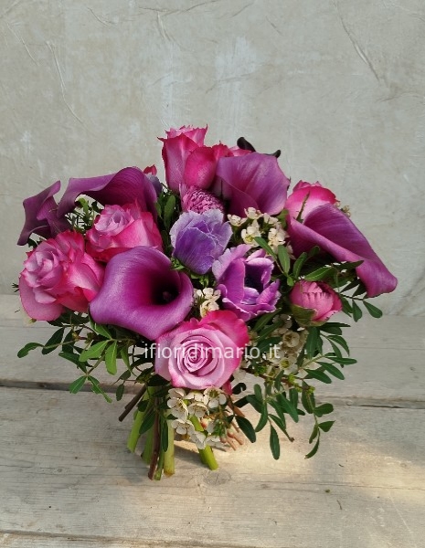 BOUQUET TONI DEL ROSA-LILLA